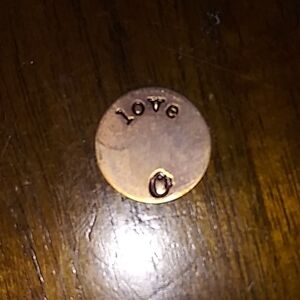 Origami Owl "Love" plate